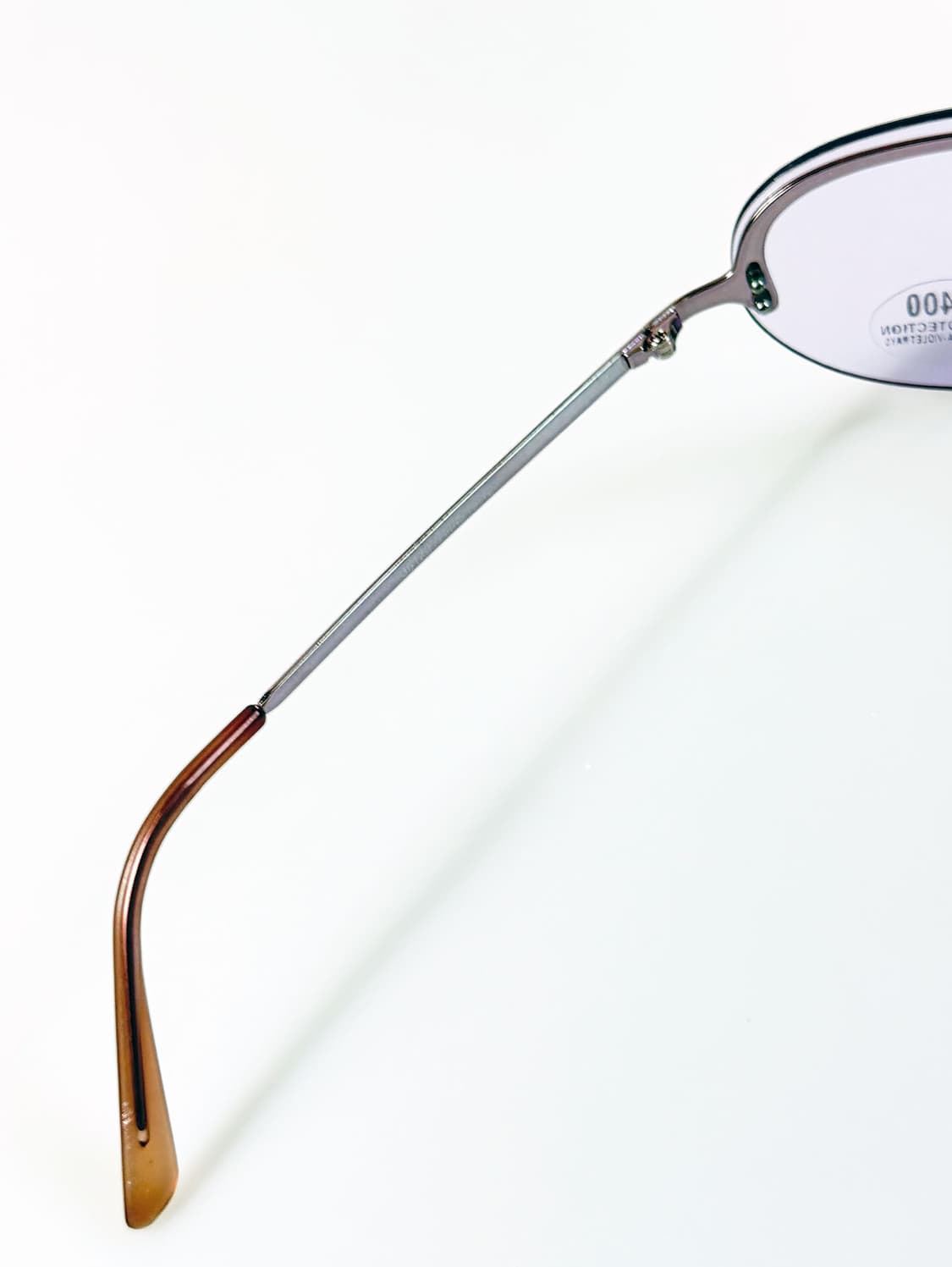 90s UNOSOLEIL 무테 캣아이 퍼플 틴트 빈티지 선글라스 상품이미지7