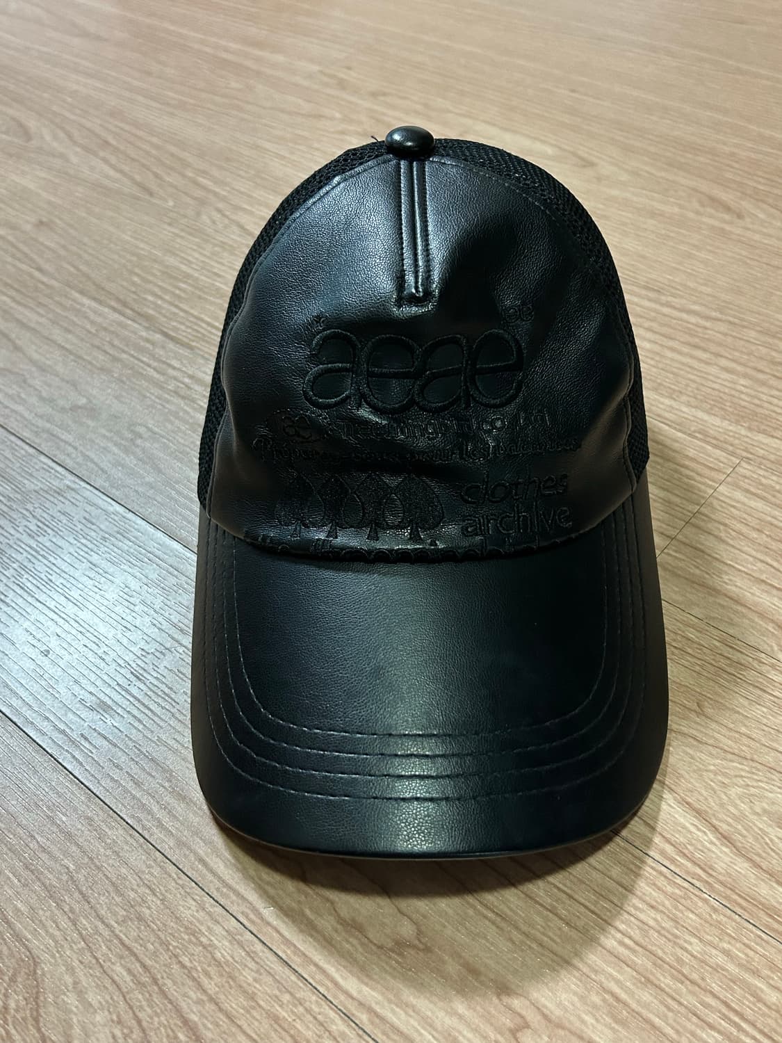 [리미티드] Aeae X 트리밍버드 콜라보 레더 메쉬 볼캡/모자 상품이미지9