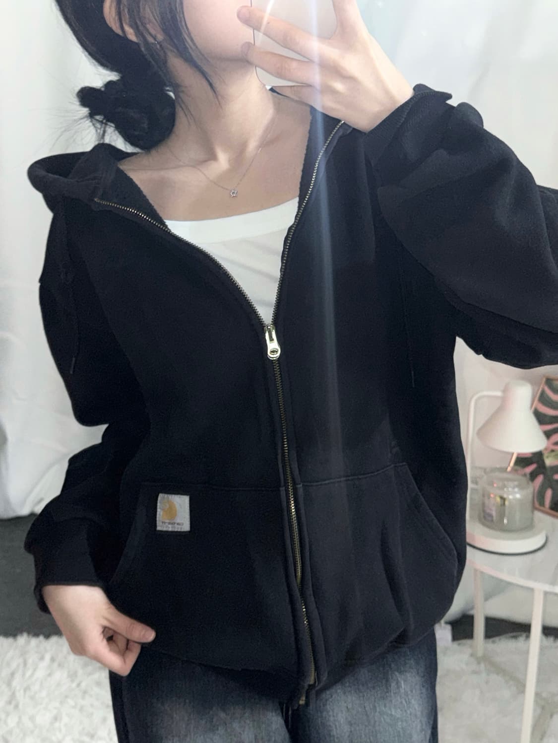 🐰칼하트 데일리 아방 도톰 후드집업 꾸안꾸♥️ 상품이미지1