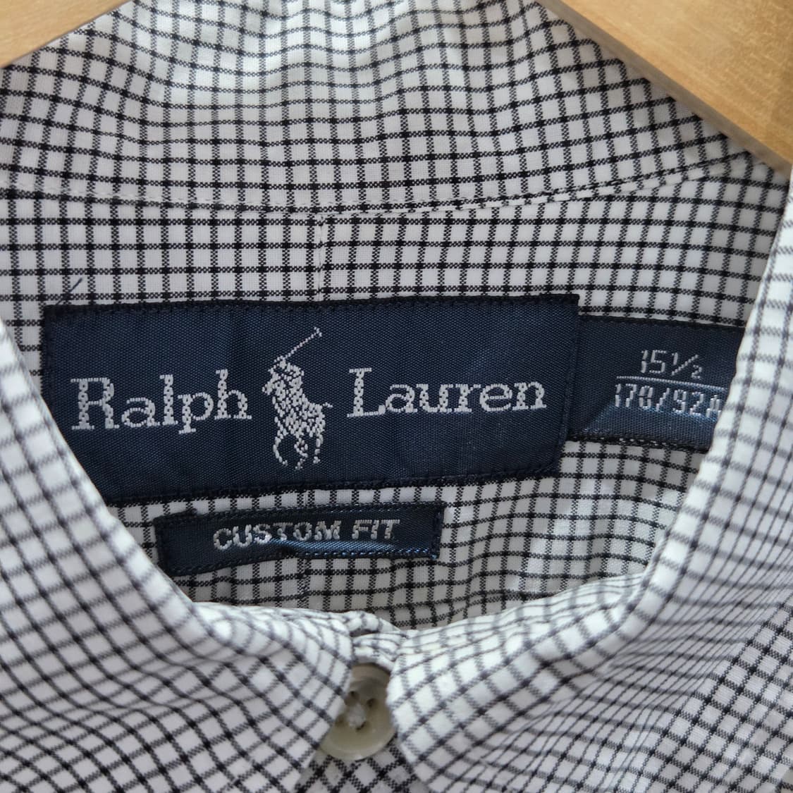 폴로랄프로렌 버튼다운 체크셔츠 15.5  상품이미지3