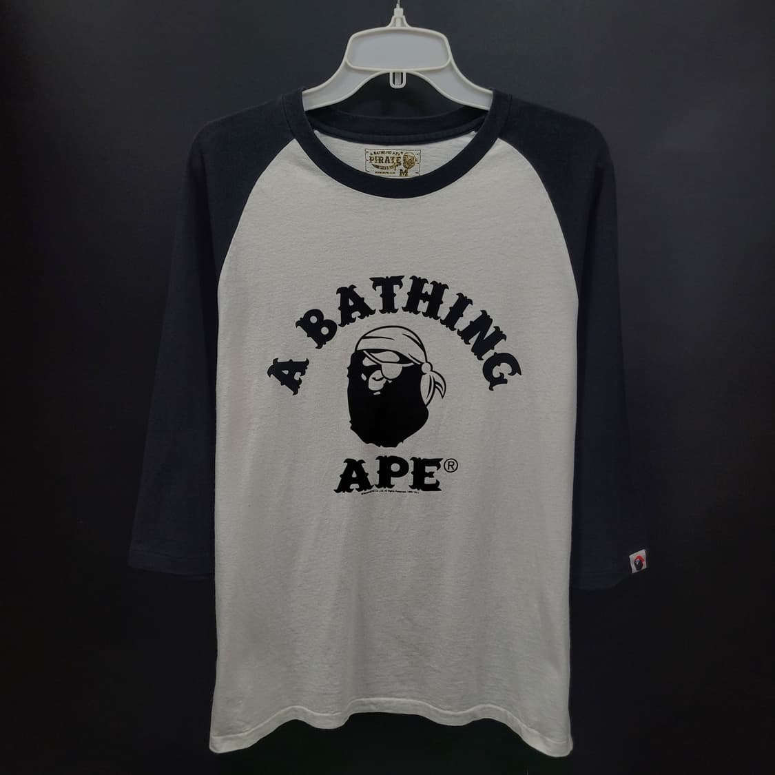 BAPE 베이프 파이레츠 스토어 빈티지 레글런 빅로고 셔츠 상품이미지1