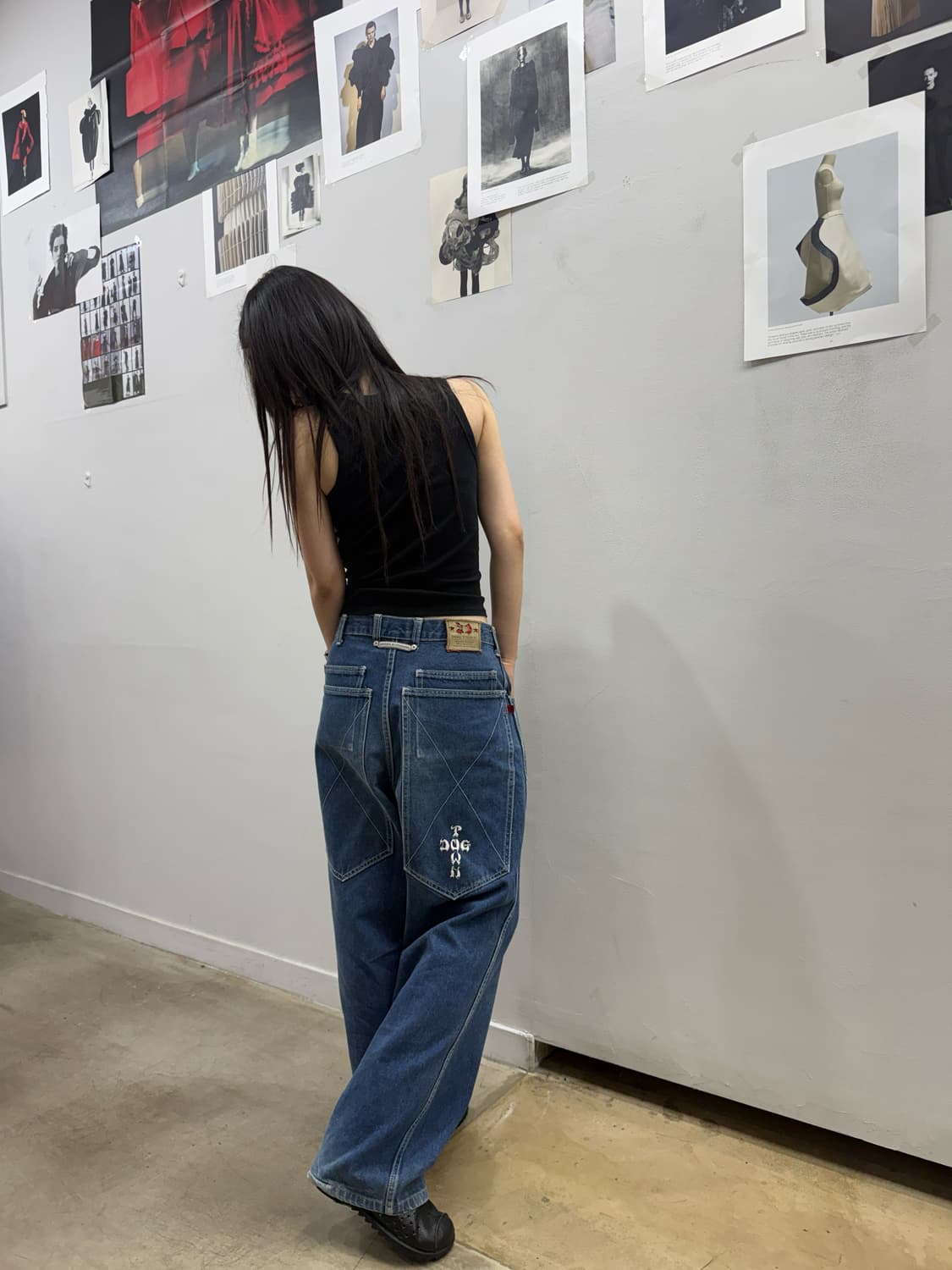 도그타운 와이드 올드스쿨 무드 데님팬츠 상품이미지5