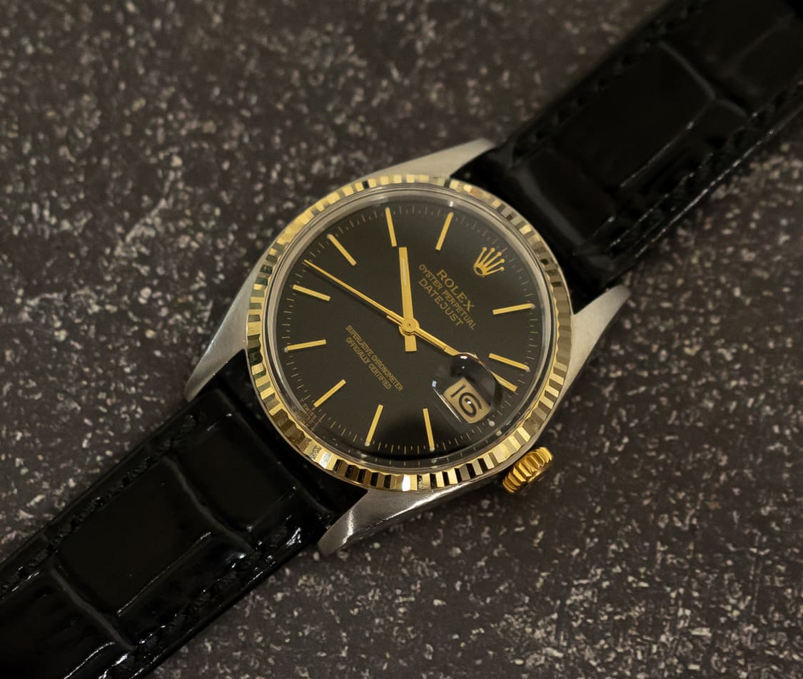 롤렉스 데이저스트 16013 콤비 검판 다이얼 시계 상품이미지2