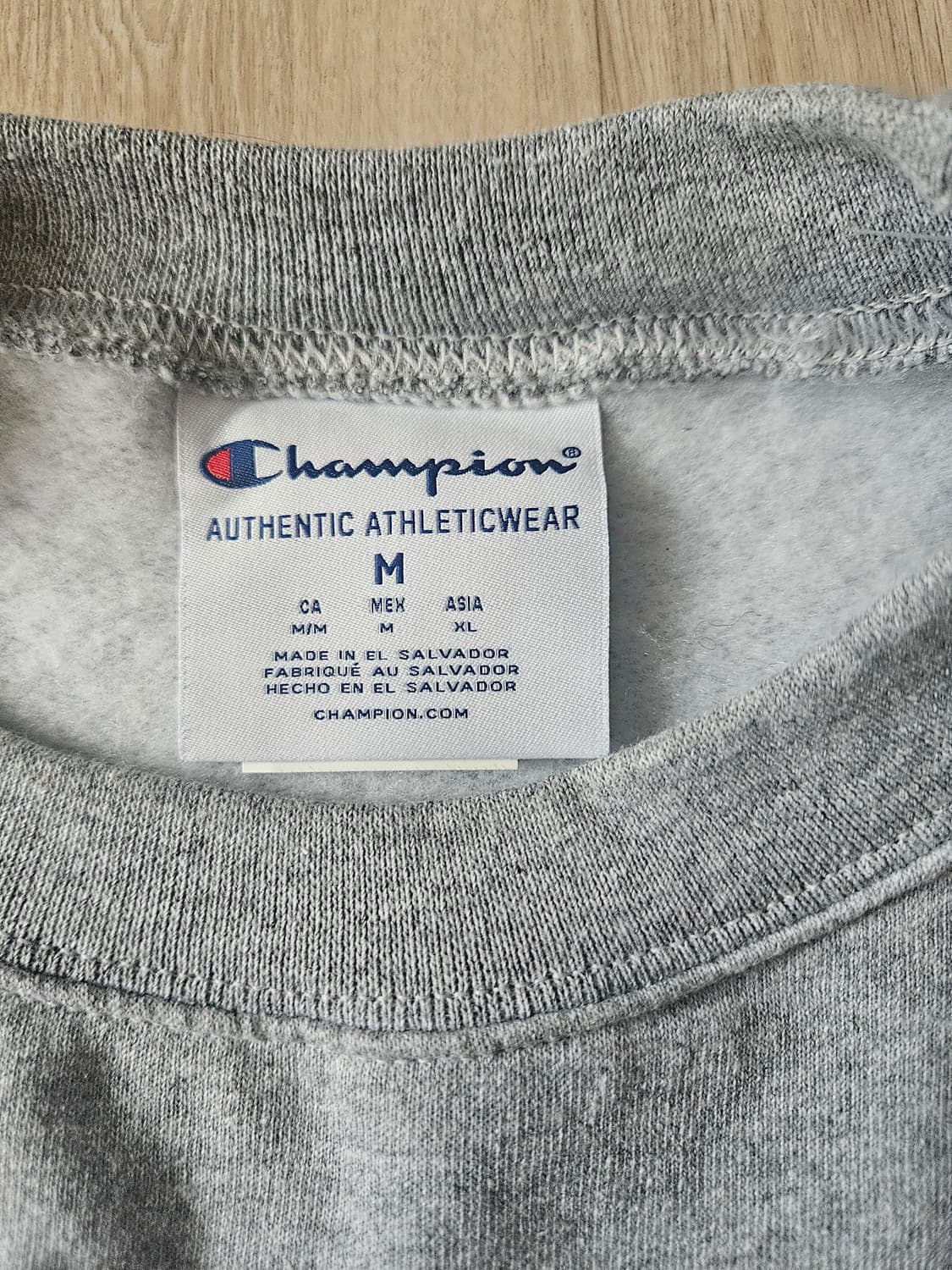 챔피온 스웻셔츠 그레이 M사이즈 상품이미지3