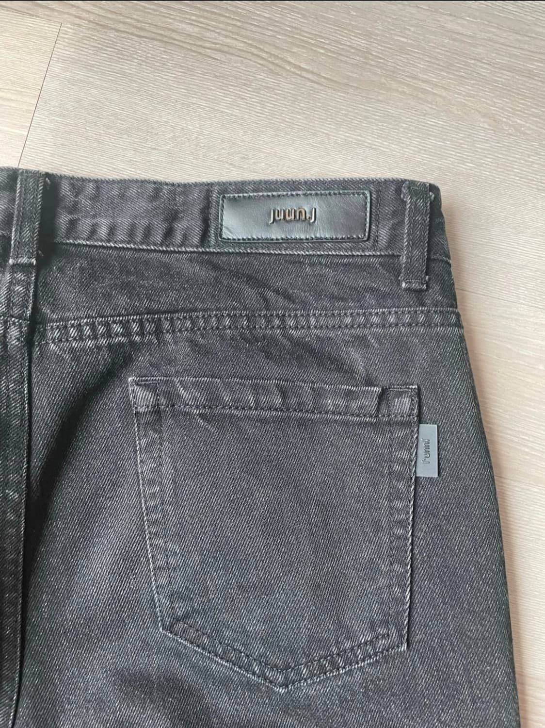 준지 블랙데님 흑청 스트레이트핏 50 상품이미지3