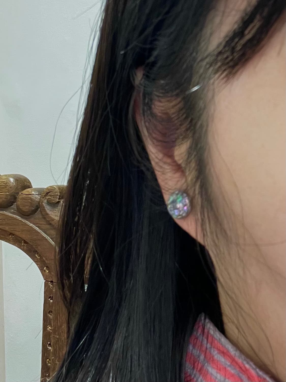 핸드메이드 자개 귀걸이 상품이미지1