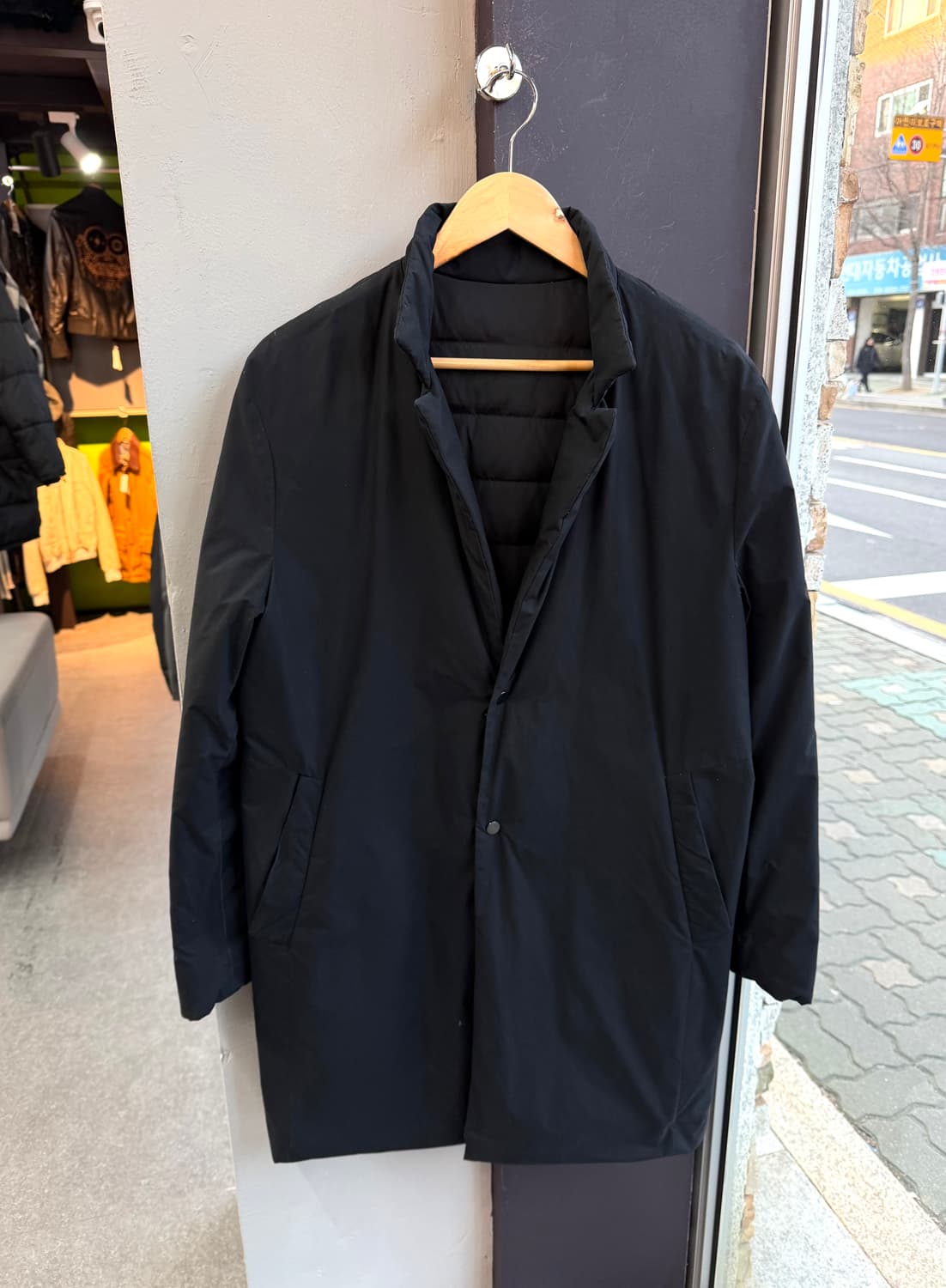 95~100/ 시스템옴므 구스다운 패딩 코트자켓 상품이미지2