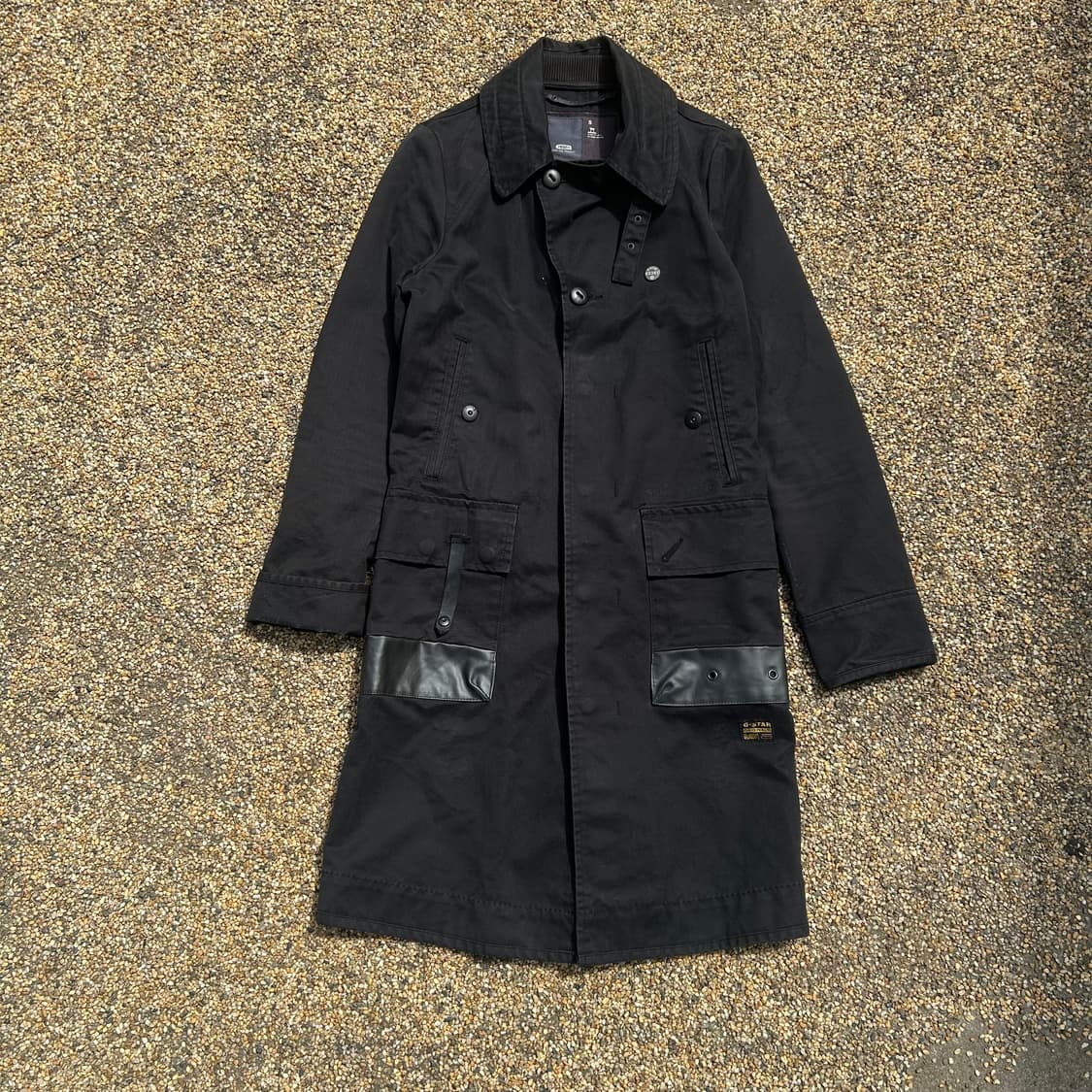 지스타(gstar) 블랙 코트 자켓 상품이미지1