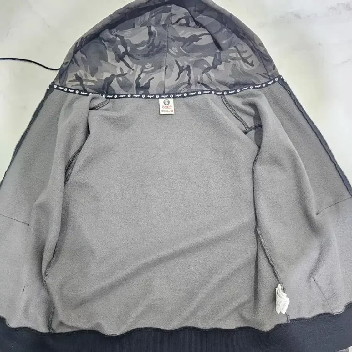 에이프(AAPE) 베이프 문페이스 카모 후드 집업 100 상품이미지7