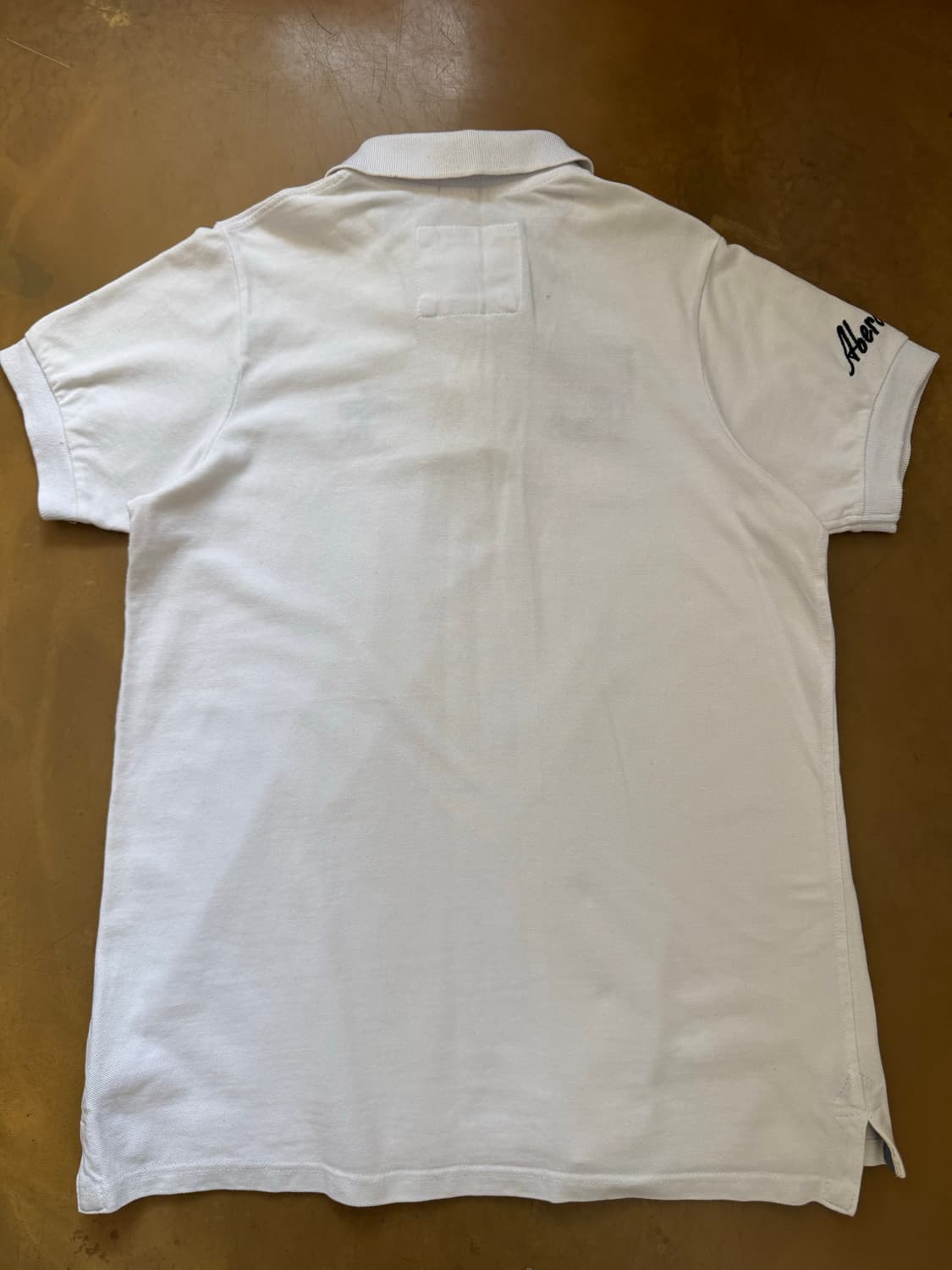 아베크롬비 빅무스 USA 성조기 화이트 폴로 카라티 상품이미지3