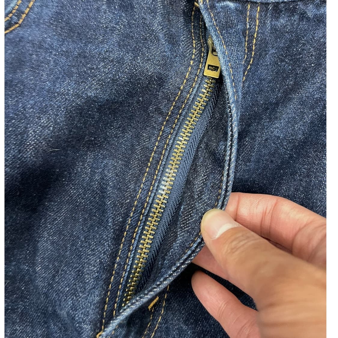 리바이스 505 엘지 트윈스 커스텀 셀비지 데님 팬츠 상품이미지9