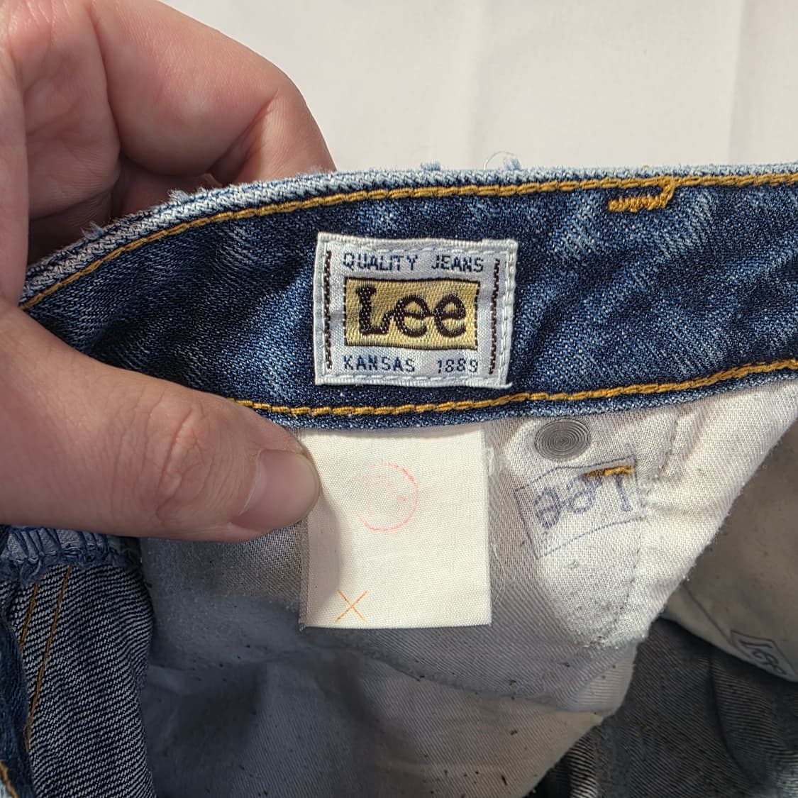 [31]90s LEE 리 테이퍼드핏 데님팬츠 상품이미지4