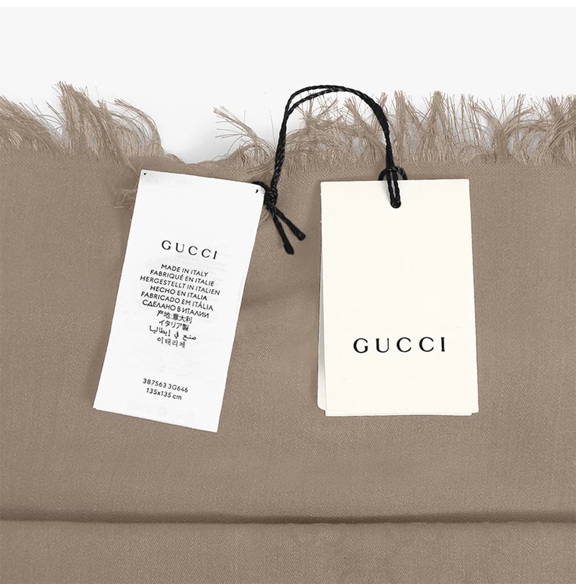 [새상품/풀구성] 구찌 자카드 GG 머플러 스카프 울 실크 목도리 상품이미지7