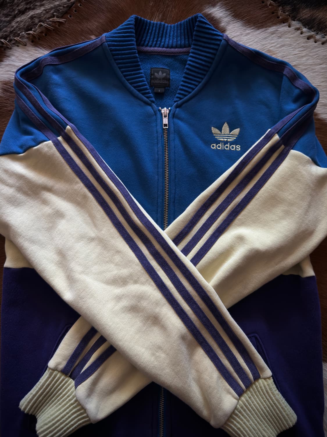 90‘s Adidas multicolor block track top 상품이미지4