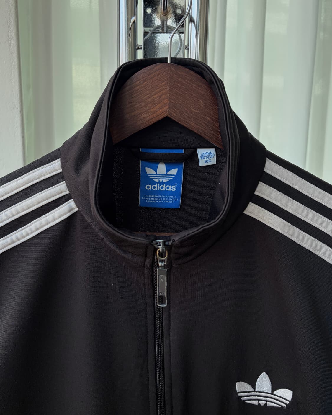 [XL]아디다스 구형 파이어버드 블랙 트랙탑 져지 상품이미지7