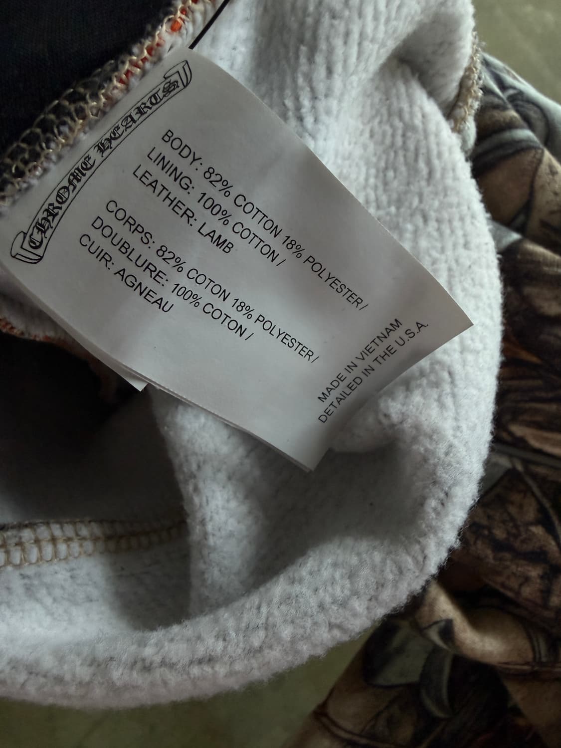 나이키 x 드레이크 녹타 x 크롬하츠 스웨트팬츠 리얼트리 카모 상품이미지9