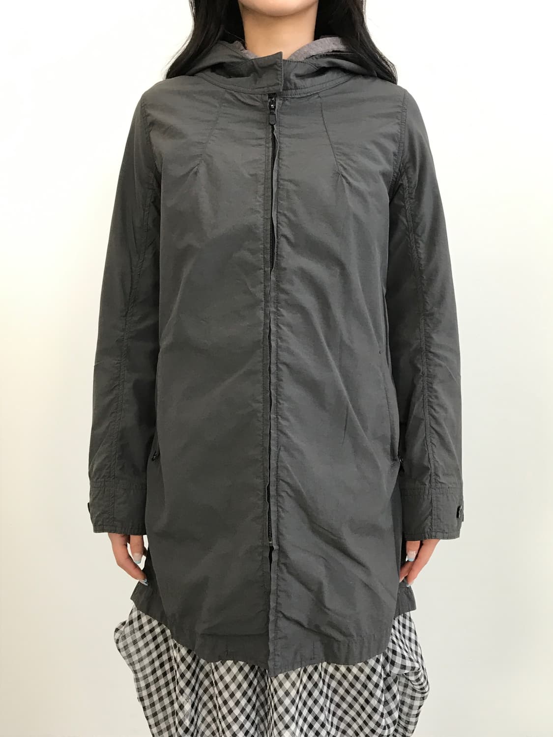 Jpn SUNNY C. Charcoal Hooded Windbreaker 상품이미지2