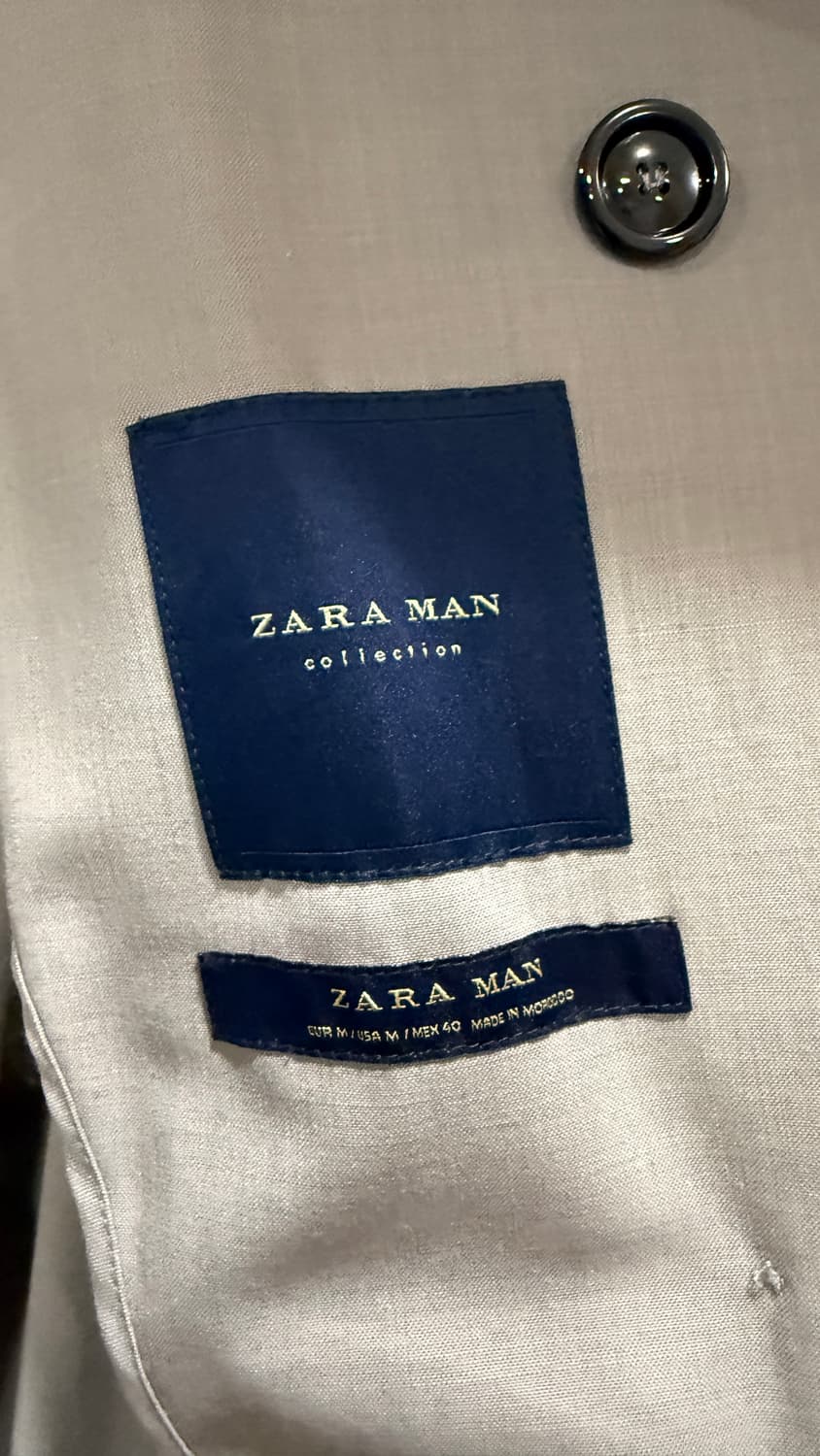 ZARA MAN 더블 트렌치 코트 105 ~ 110 상품이미지4