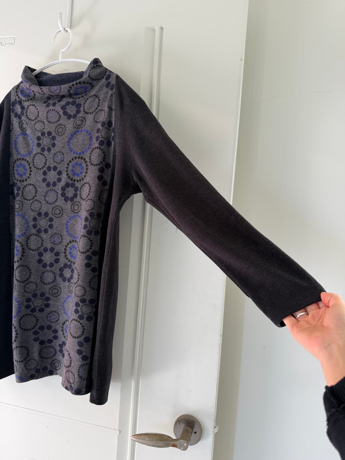 일본빈티지 타원 패턴 롱슬리브 상품이미지8