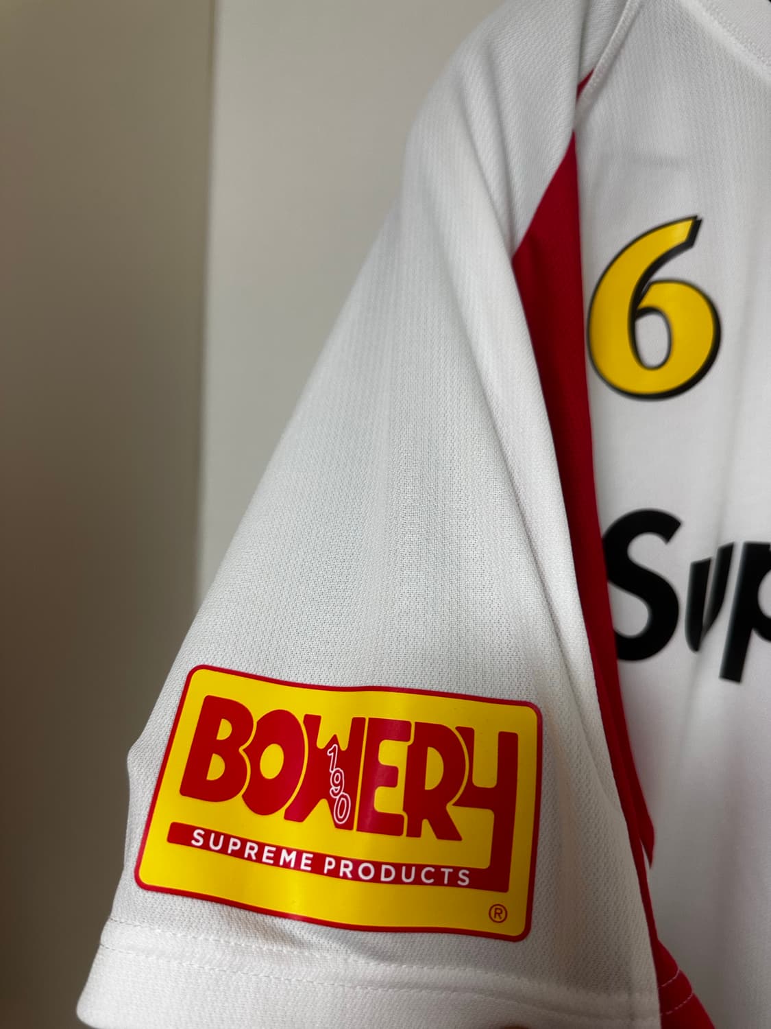 [XL] 슈프림 후드 사커 저지 화이트 상품이미지6