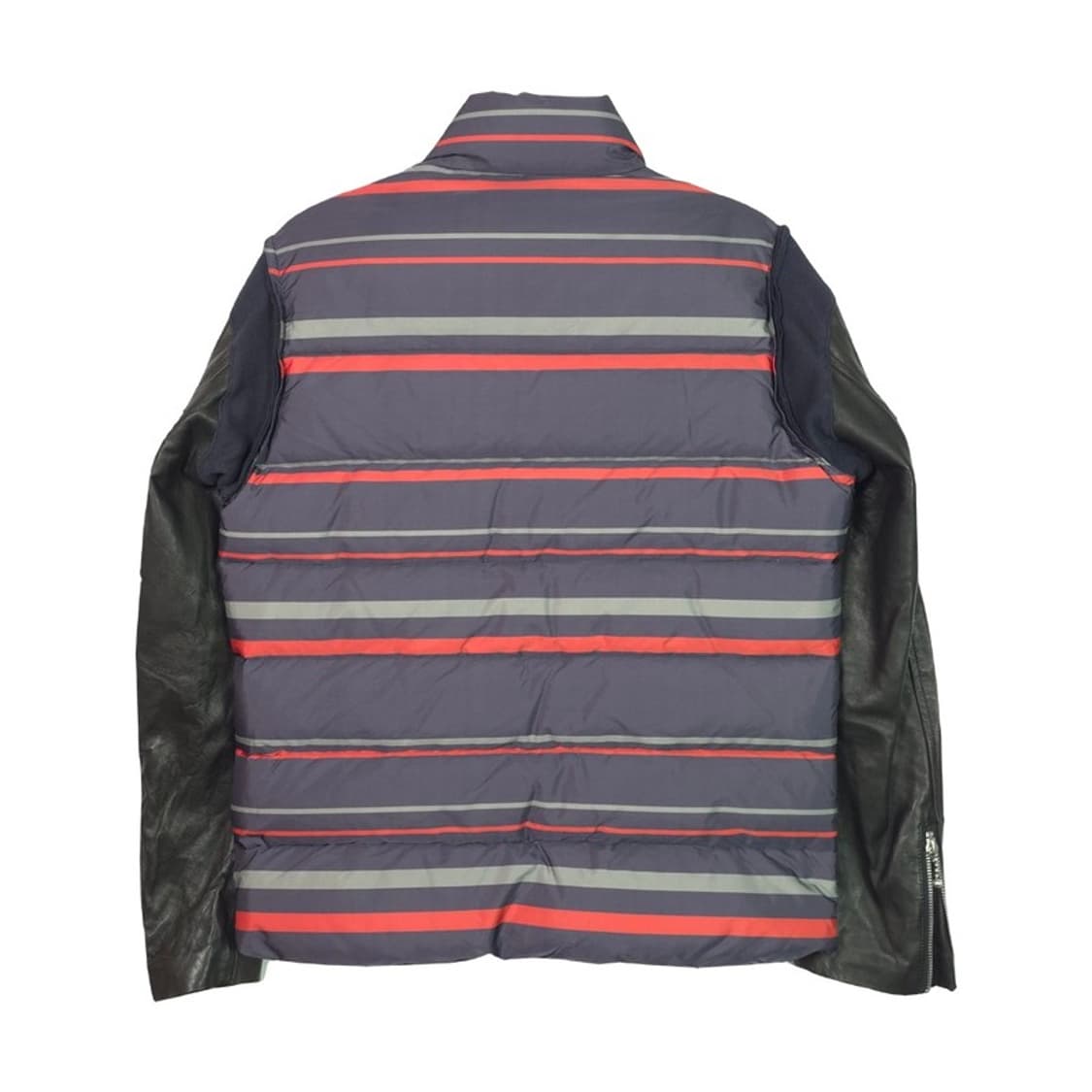 UNDERCOVER Archive 레더 슬리브 스트라이프 다운 자켓 3 상품이미지2