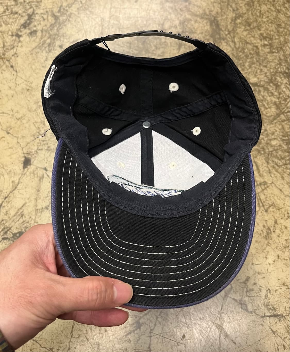 90s 나이키 볼캡 블랙/퍼플 모자 상품이미지5