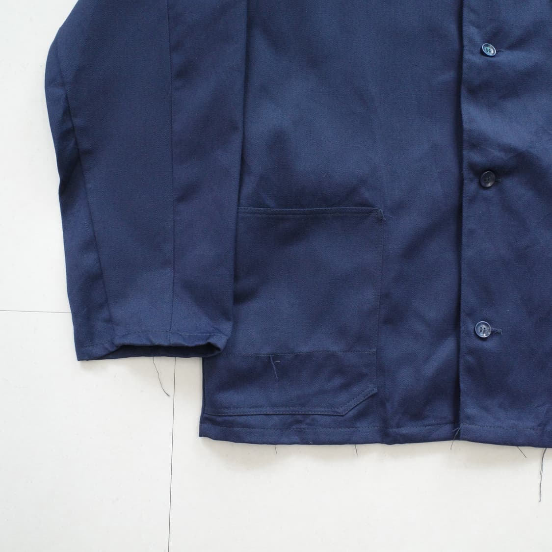 90s 구소련 러시아 워크 자켓 네이비 데드스탁 L 상품이미지4