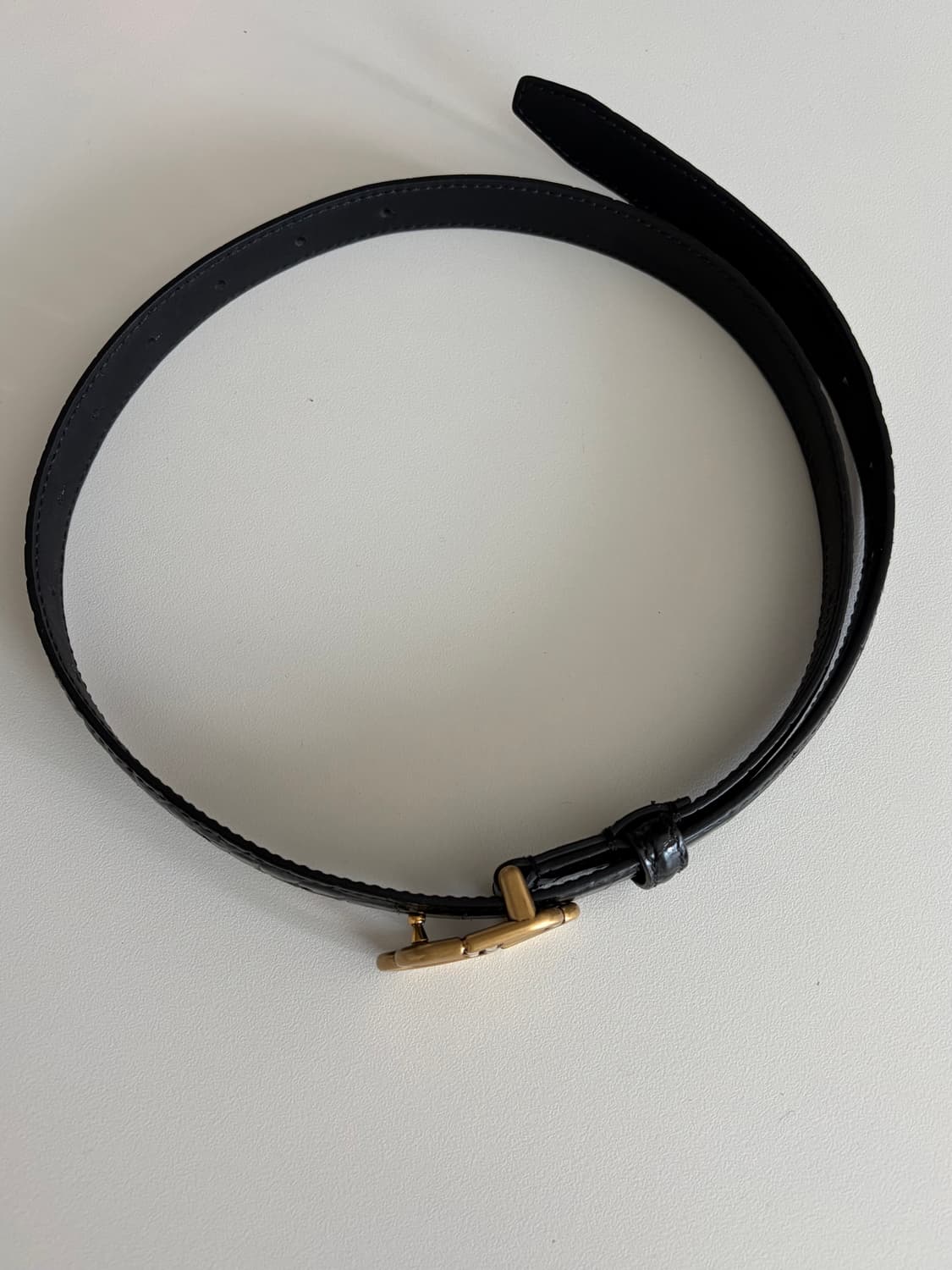 발렌시아가 BB 금장 벨트 상품이미지5