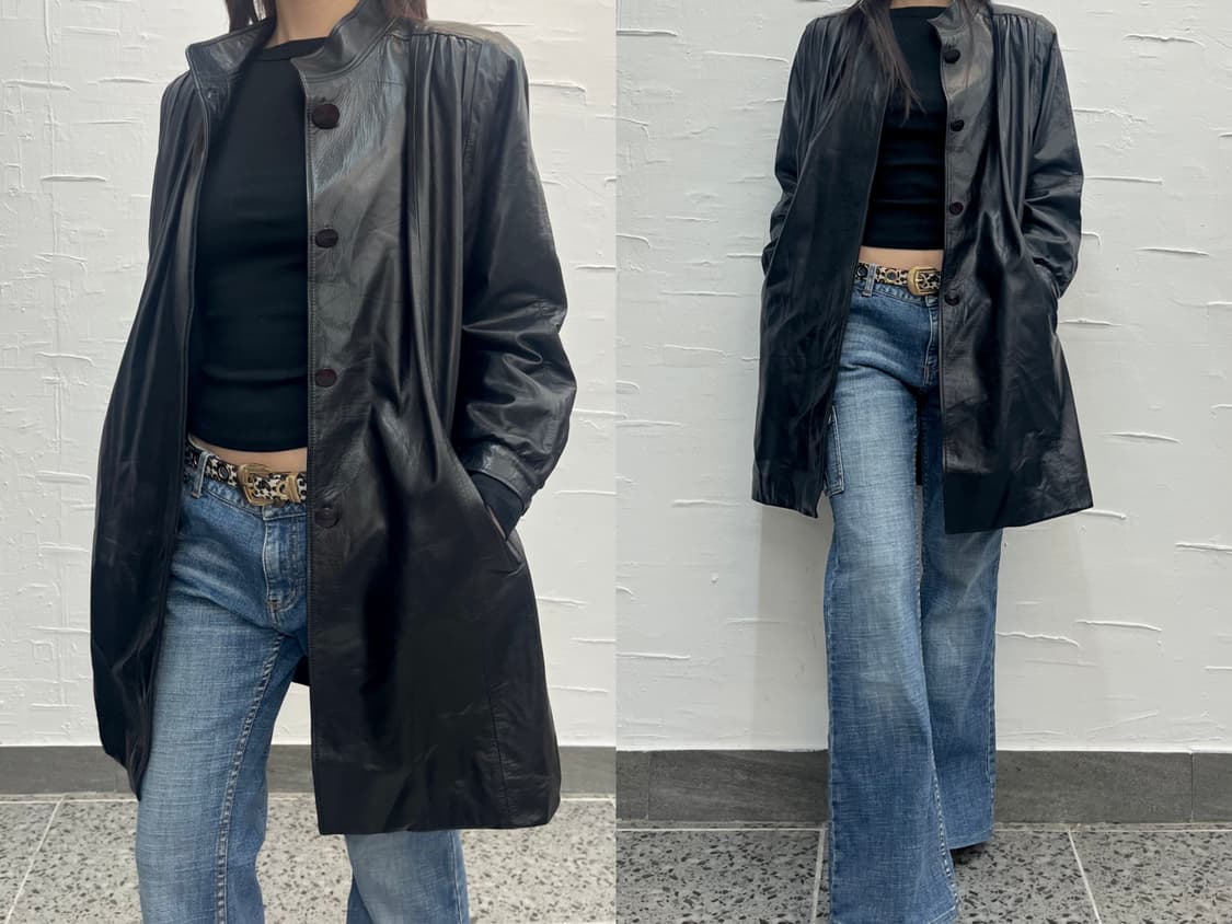 Chic leather jacket 상품이미지1