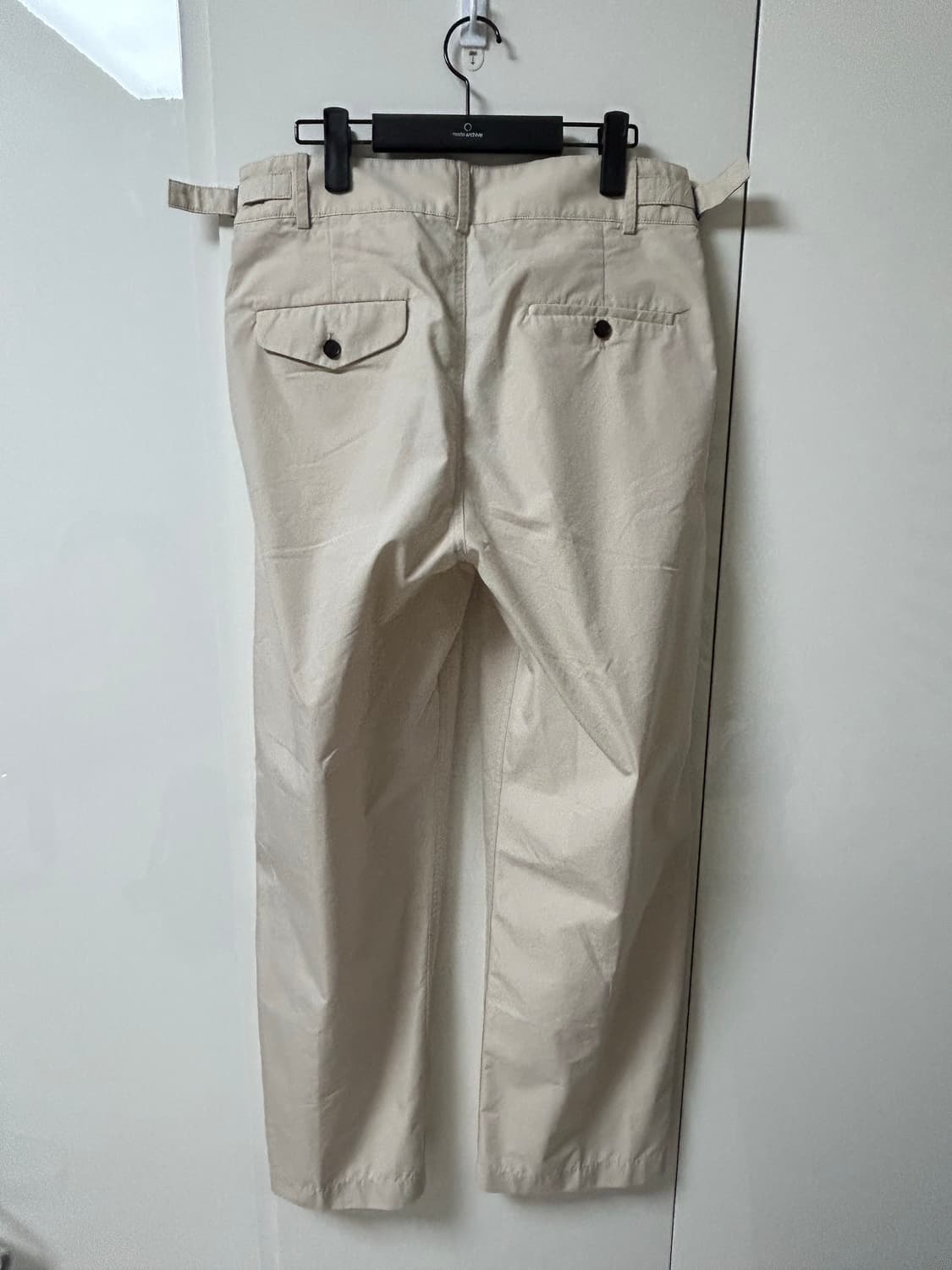 어나더오피스 산티아고 오피서 팬츠(오트밀크) 2사이즈 상품이미지2