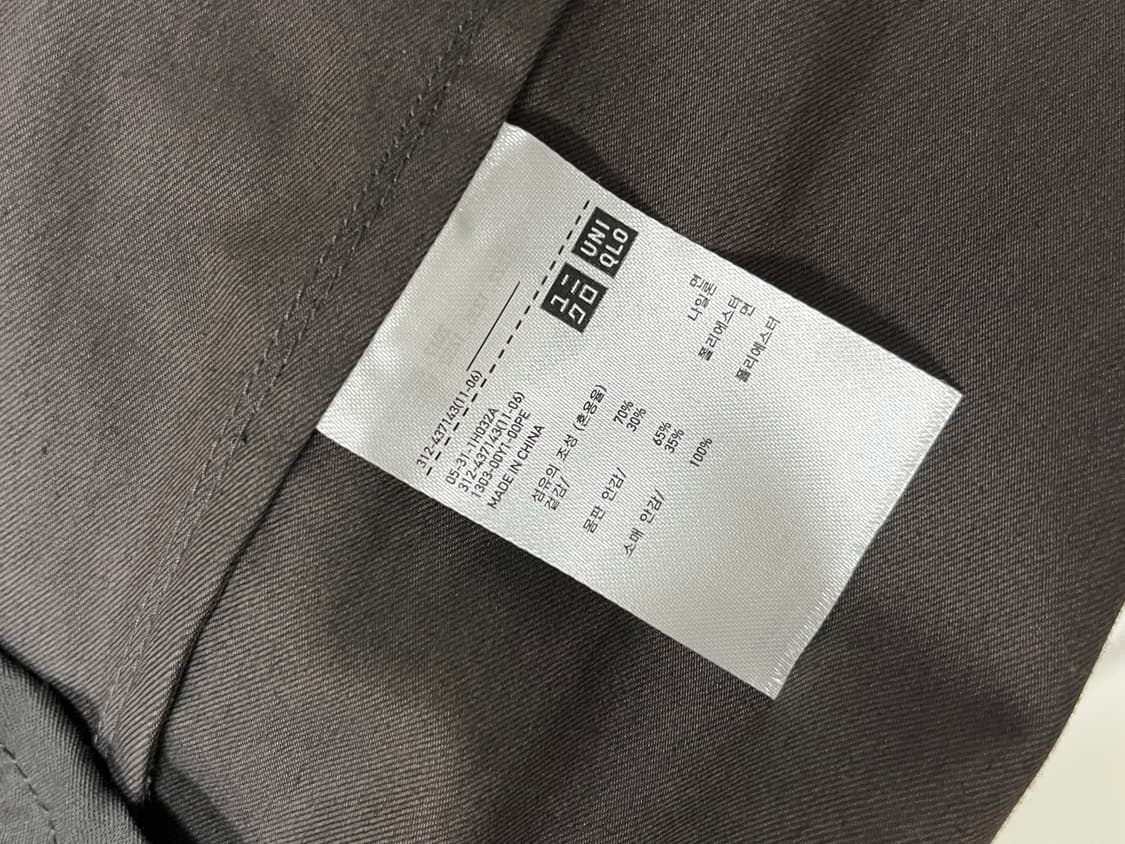 유니클로U 싱글브레스트 트렌치코트 L 상품이미지6