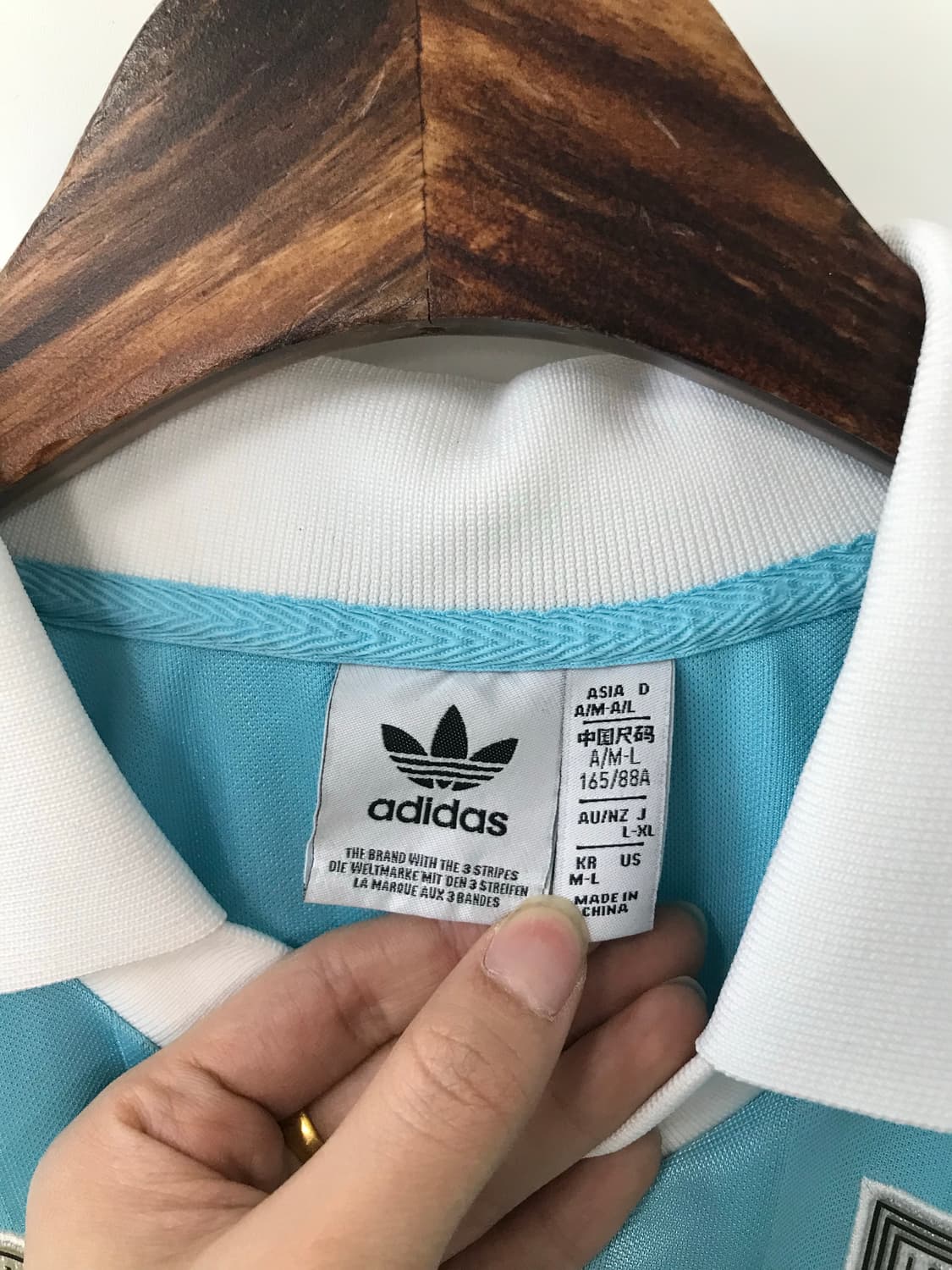 아디다스 풋볼 라이트 아쿠아 롱슬리브 티셔츠 상품이미지5