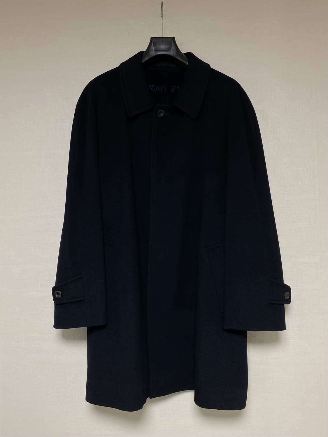 LONDON FOG X LORO PIANA 울캐시미어 발마칸코트 상품이미지1