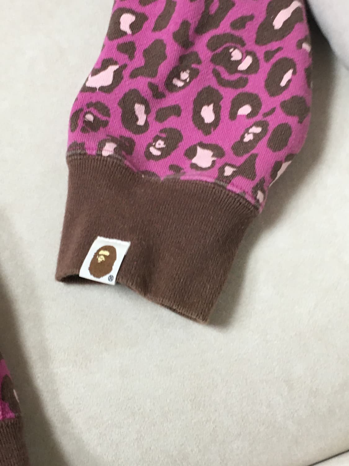 Bape 베이프 레오파드 핑크 후드집업 뉴진스 해린 히메 오네 갸루 상품이미지5