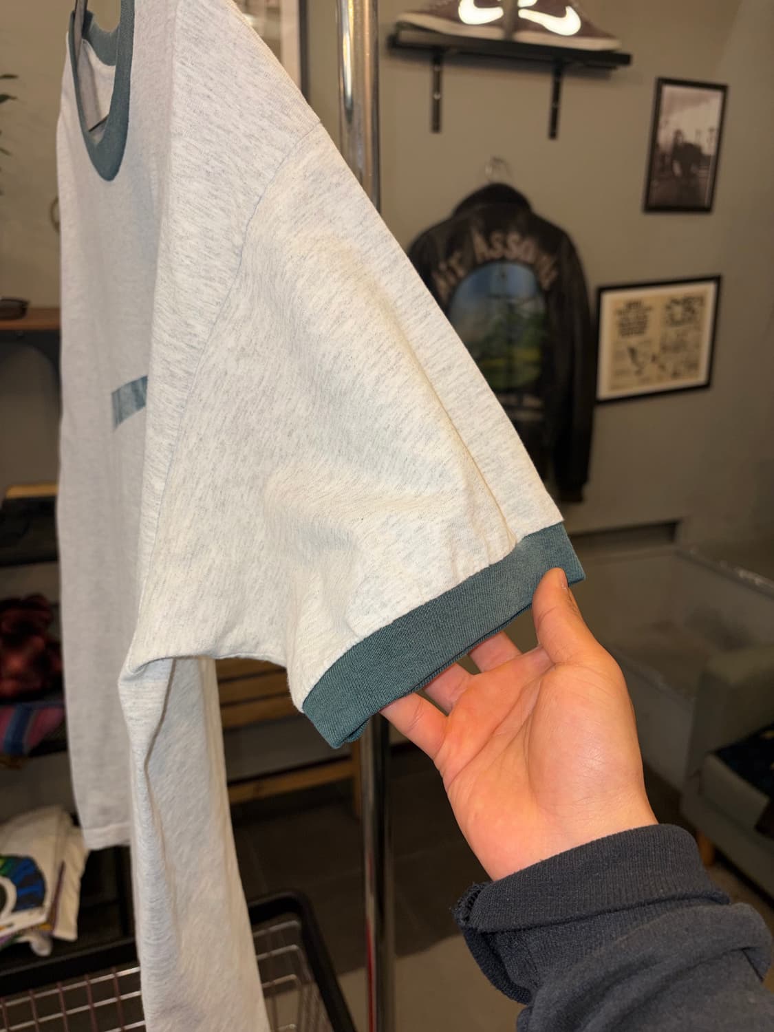 90’s Nike big swoosh logo faded T-shirt 상품이미지6