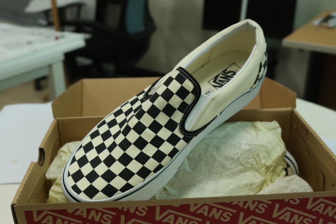 반스 클래식 슬립온 스택폼 체커보드  상품이미지1