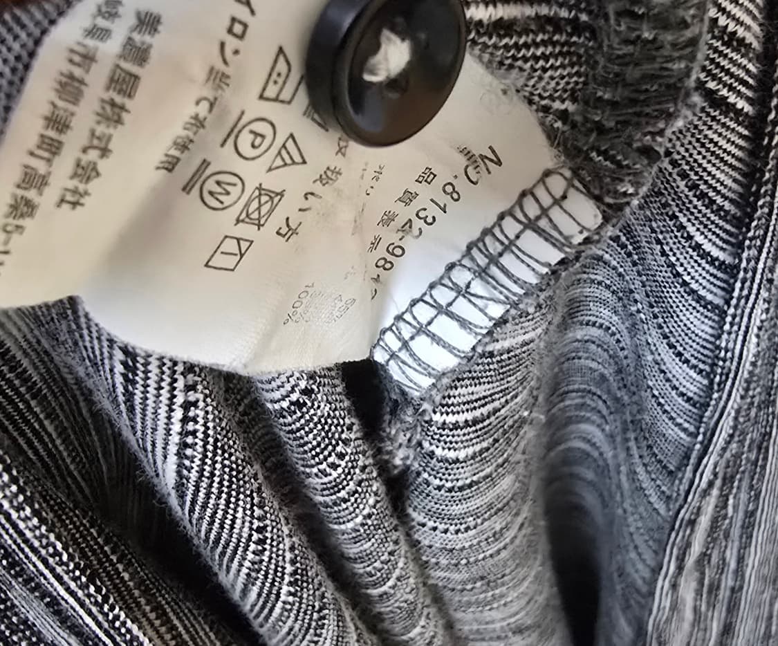 Japanese vintage Henley neck shirt 상품이미지3