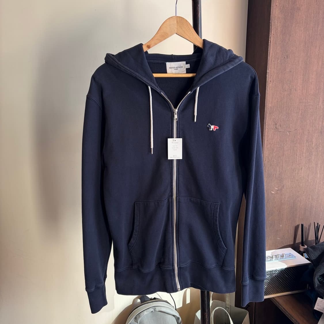 15857 - 메종키츠네 트리컬러 폭스 후드 집업 상품이미지2