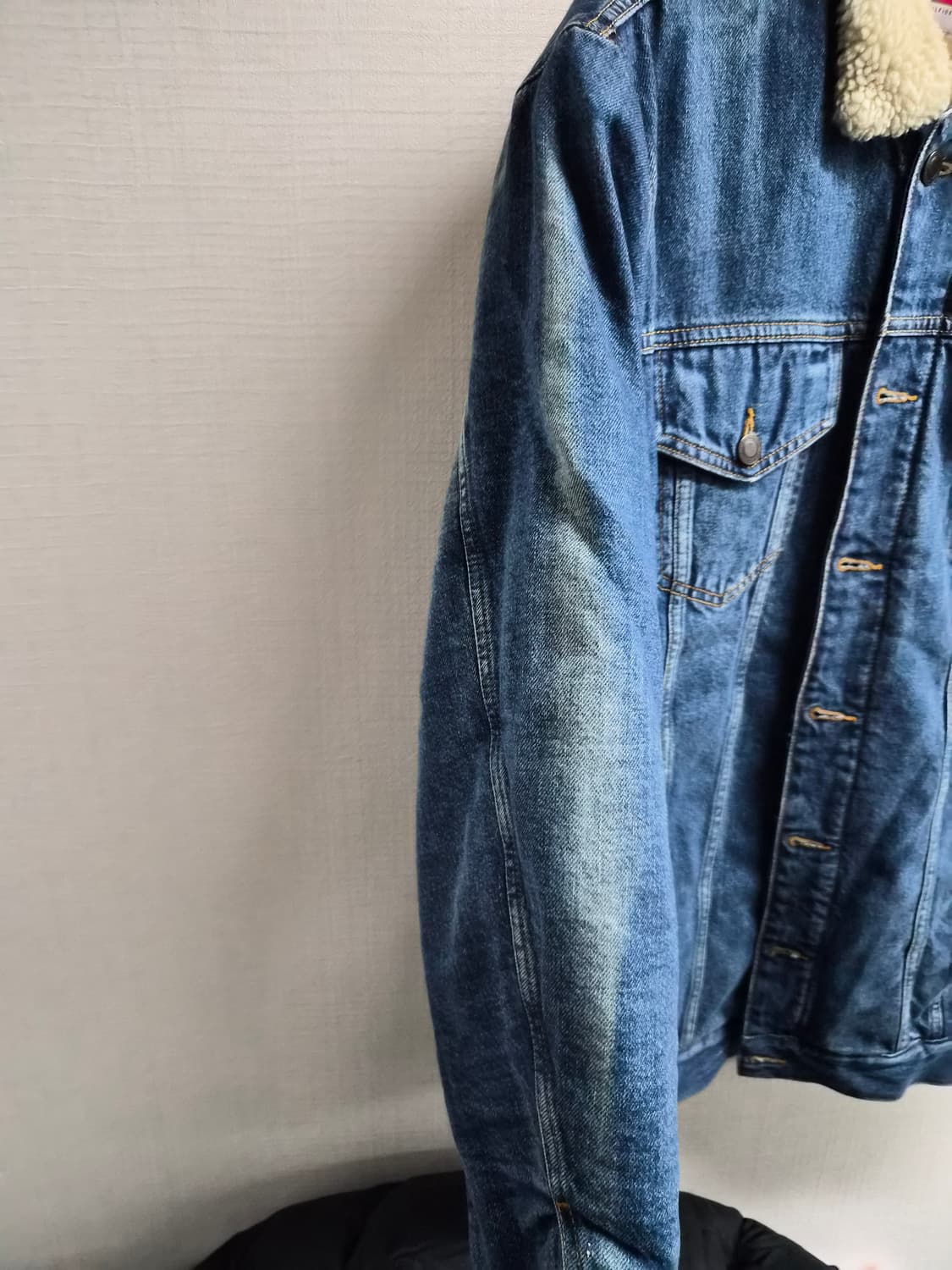 M/100) 타미힐피거 x 루이스해밀턴 쉐르파 데님 자켓 팝니다 상품이미지4