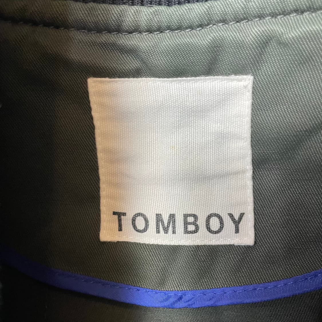 톰보이 패치 코튼 나일론 롱 야상 자켓 상품이미지4