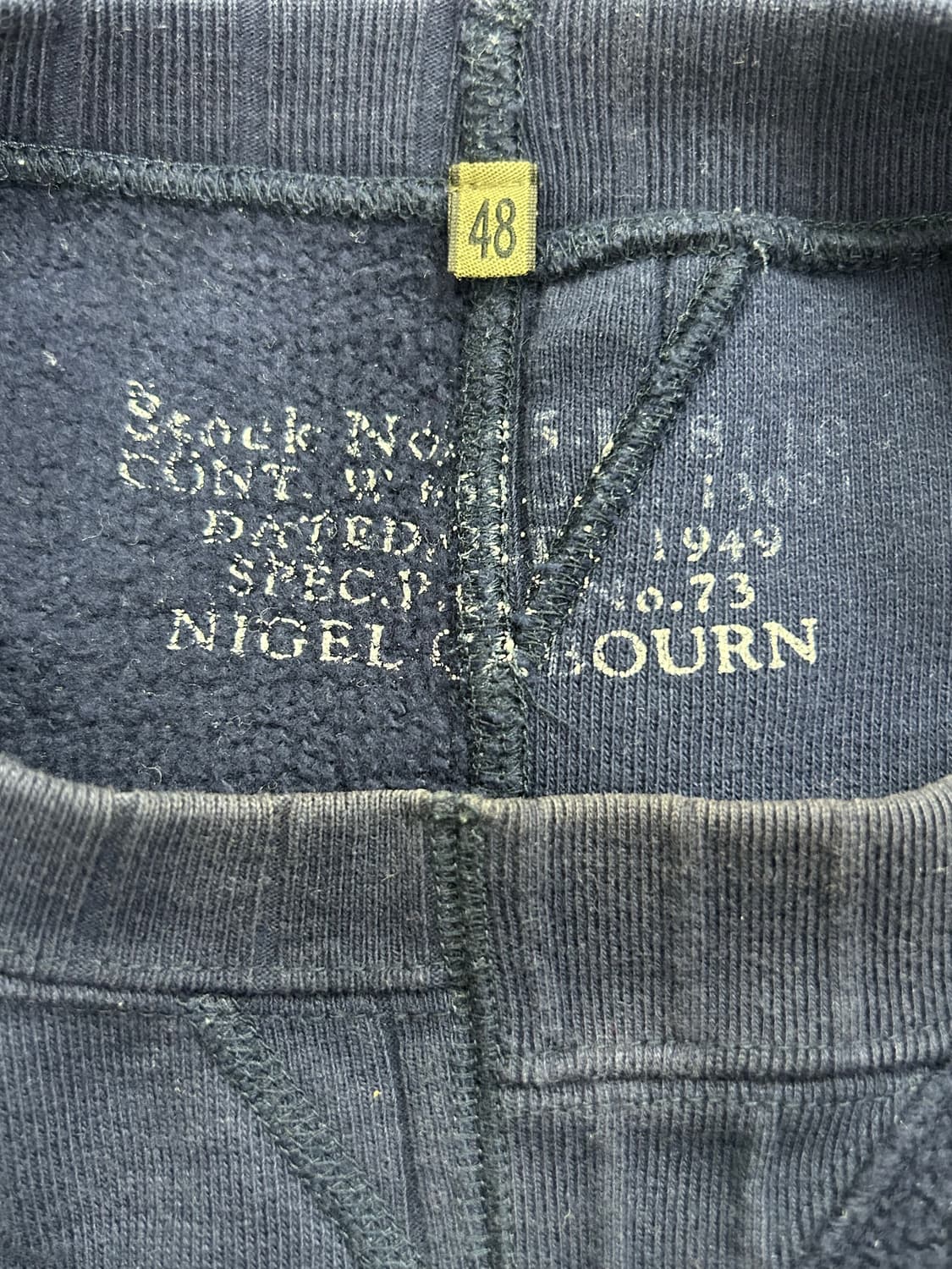 나이젤 카본 아미 크루 저지 믹스 스웻셔츠 상품이미지8