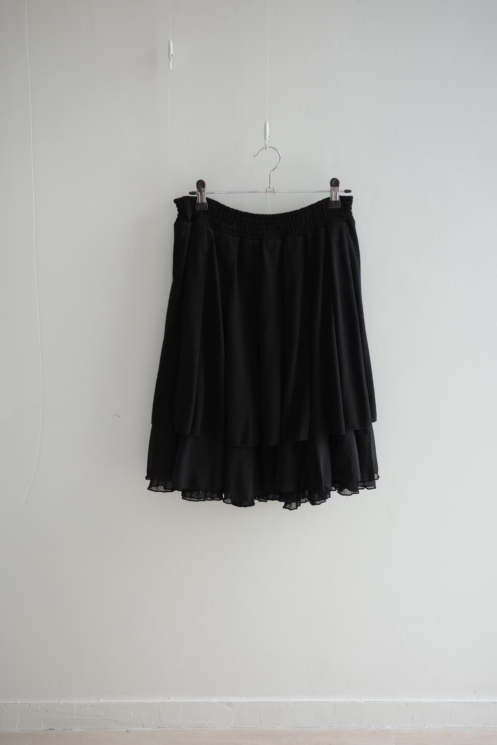 Cutie Blonde black layered skirt 상품이미지2