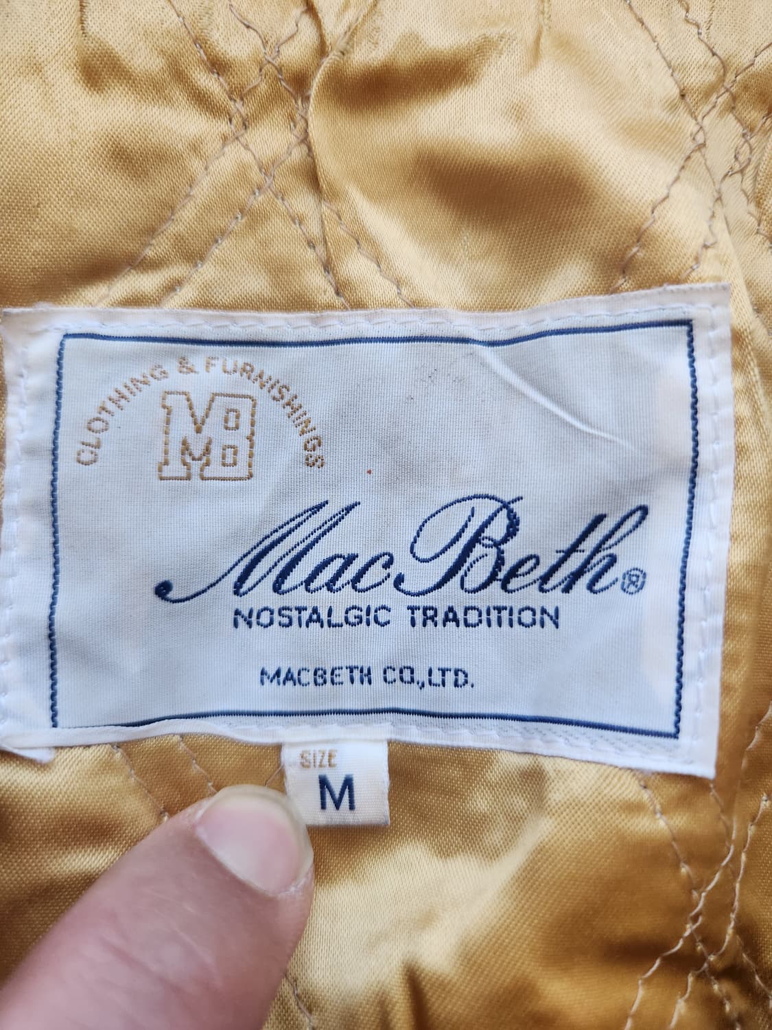 맥베스 바시티 자켓 M 상품이미지2