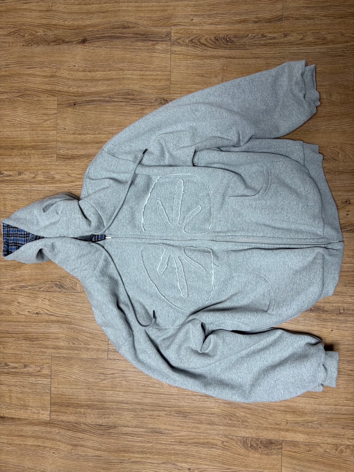 ertr 리버시블 후드집업 L사이즈 상품이미지3