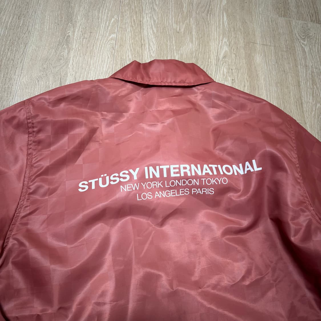 스투시 인터내셔널 체커보드 코치자켓 M/95  상품이미지6