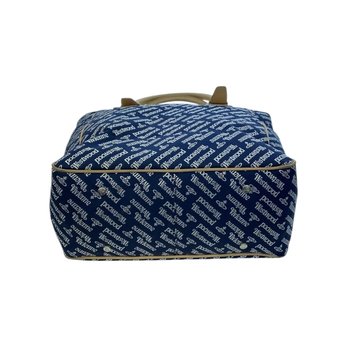 비비안 웨스트우드 로고패턴 캔버스 토트백 상품이미지4