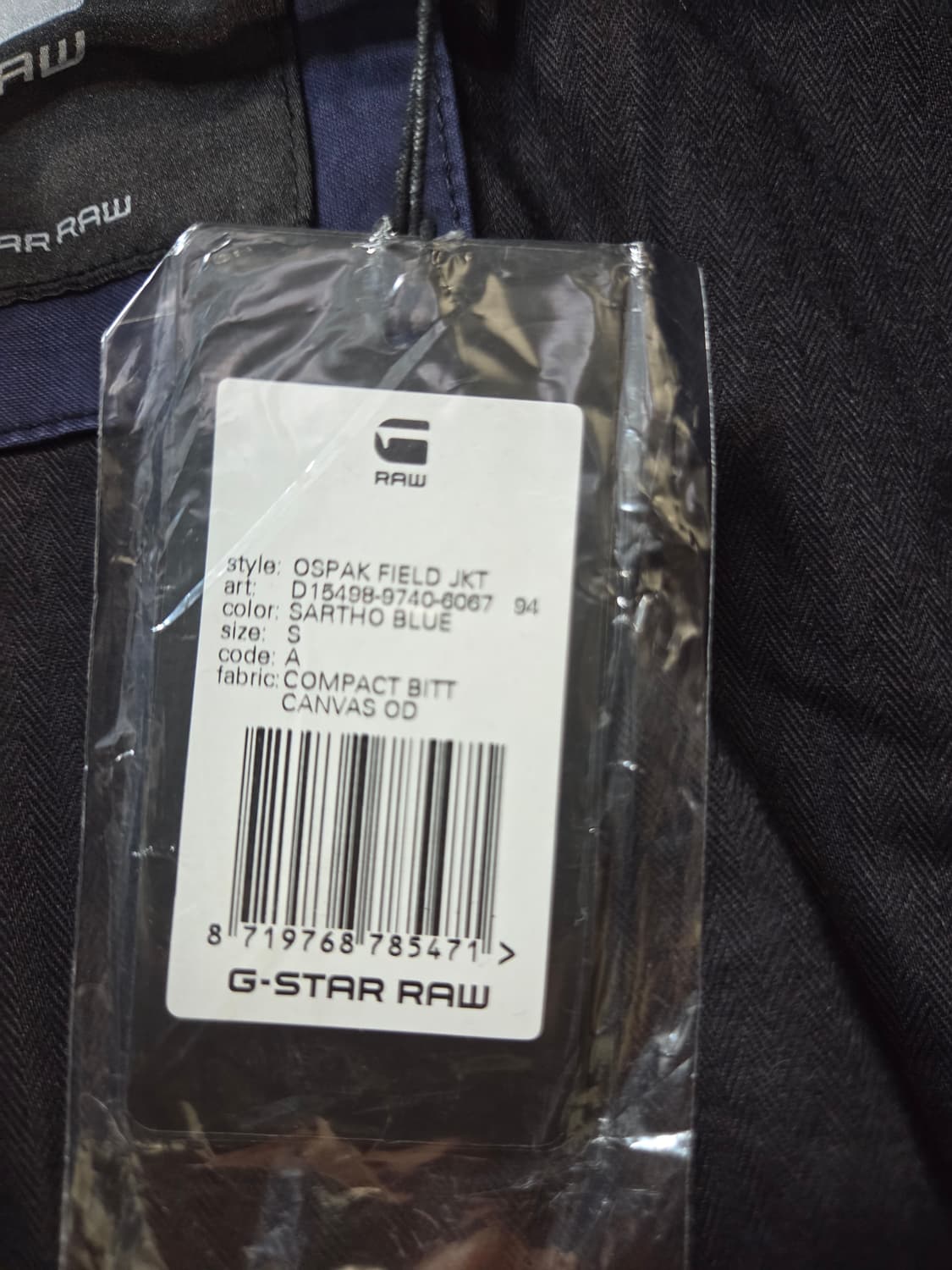 G-STAR RAW 남성 네이비 야상 점퍼(S) 상품이미지10