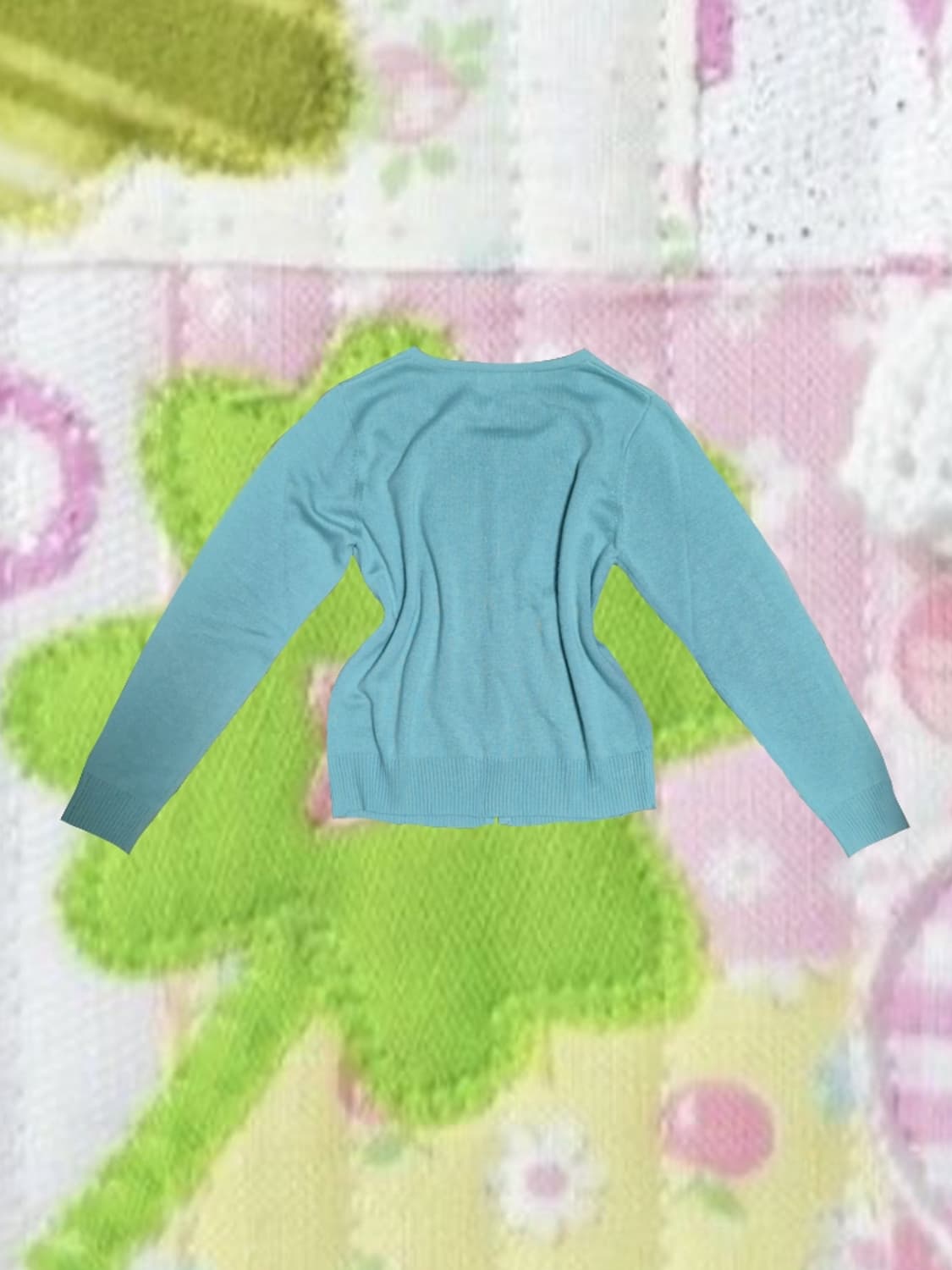 핑키앤다이안 모리걸 일본 빈티지 민트 가디건 P&D 상품이미지2