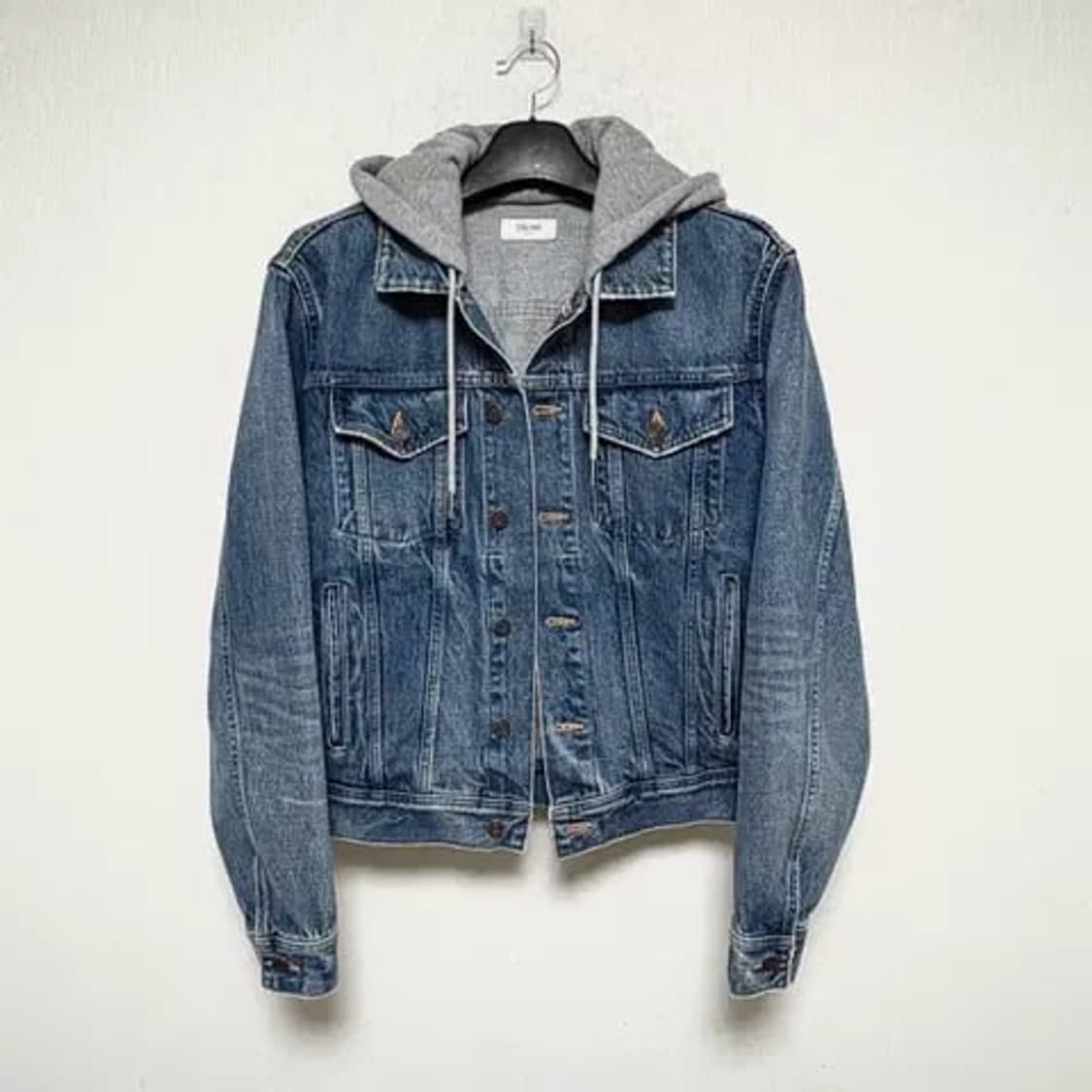[M] 셀린느 백로고 후드 데님 청자켓 상품이미지2