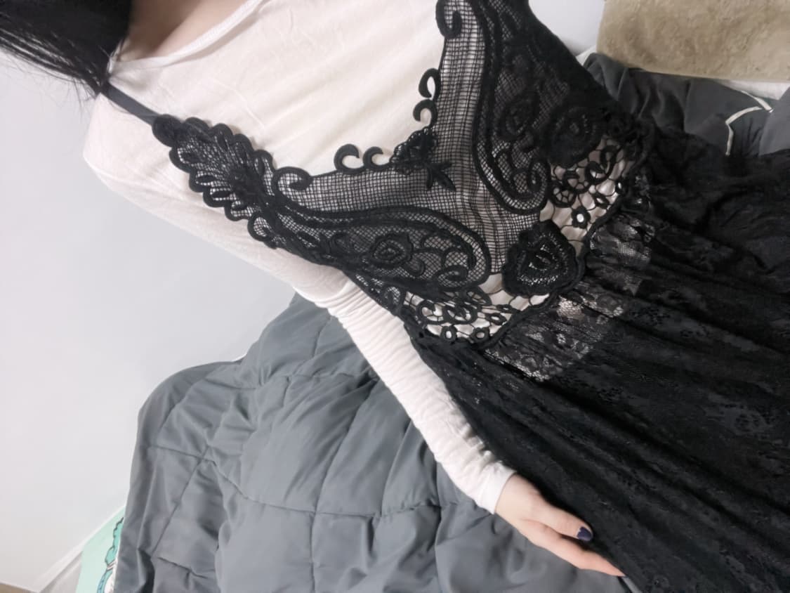 lace layered dress 상품이미지4